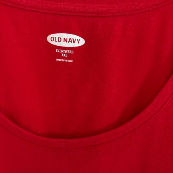 Old Navy 2019 US Flag EveryWear Tank Top American Tradition Red Size XXL - Picture 6 of 7